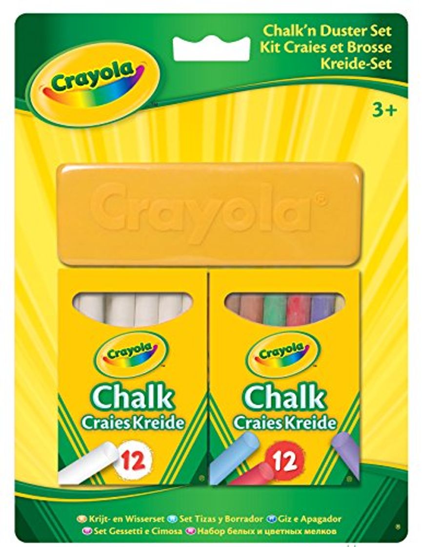 Product Crayola 98268 - Tizas Y Borrador , color