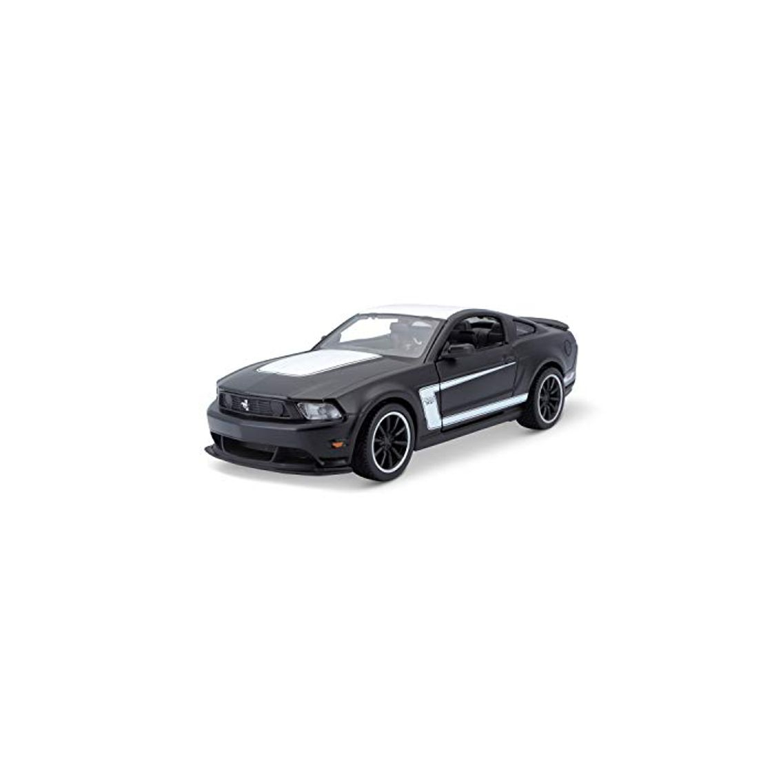 Product Maisto- 1:24 Ford Mustang, Color Negro Mate y Blanco