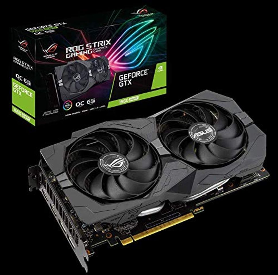 Product ASUS ROG Strix GeForce GTX 1660 Super OC Edition - Tarjeta Gráfica