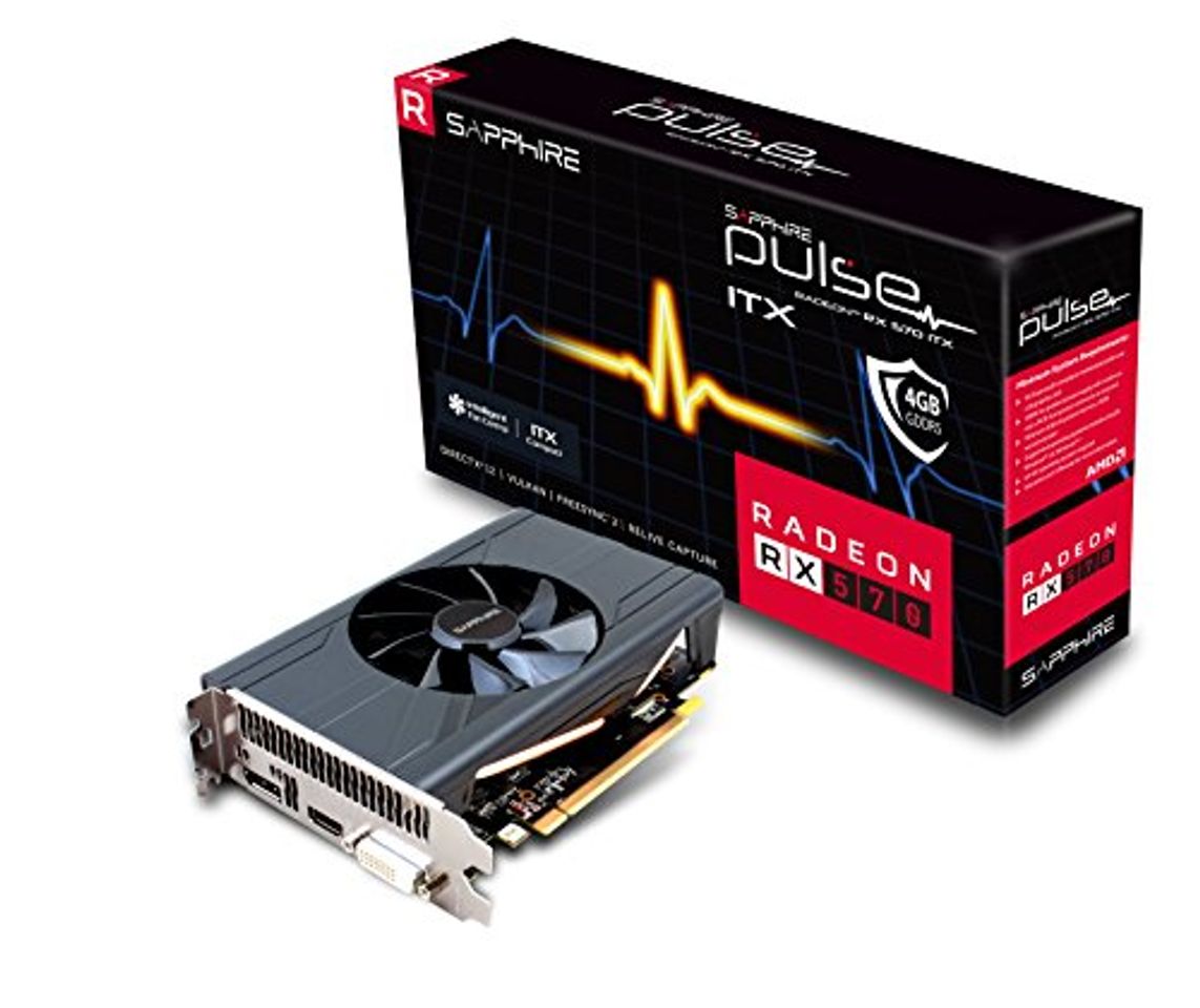 Product Sapphire 11266-06-20G Radeon RX 570 4GB GDDR5 - Tarjeta gráfica