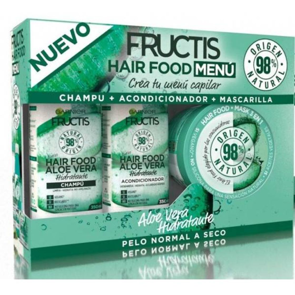 Fashion Estuche hair food aloe vera