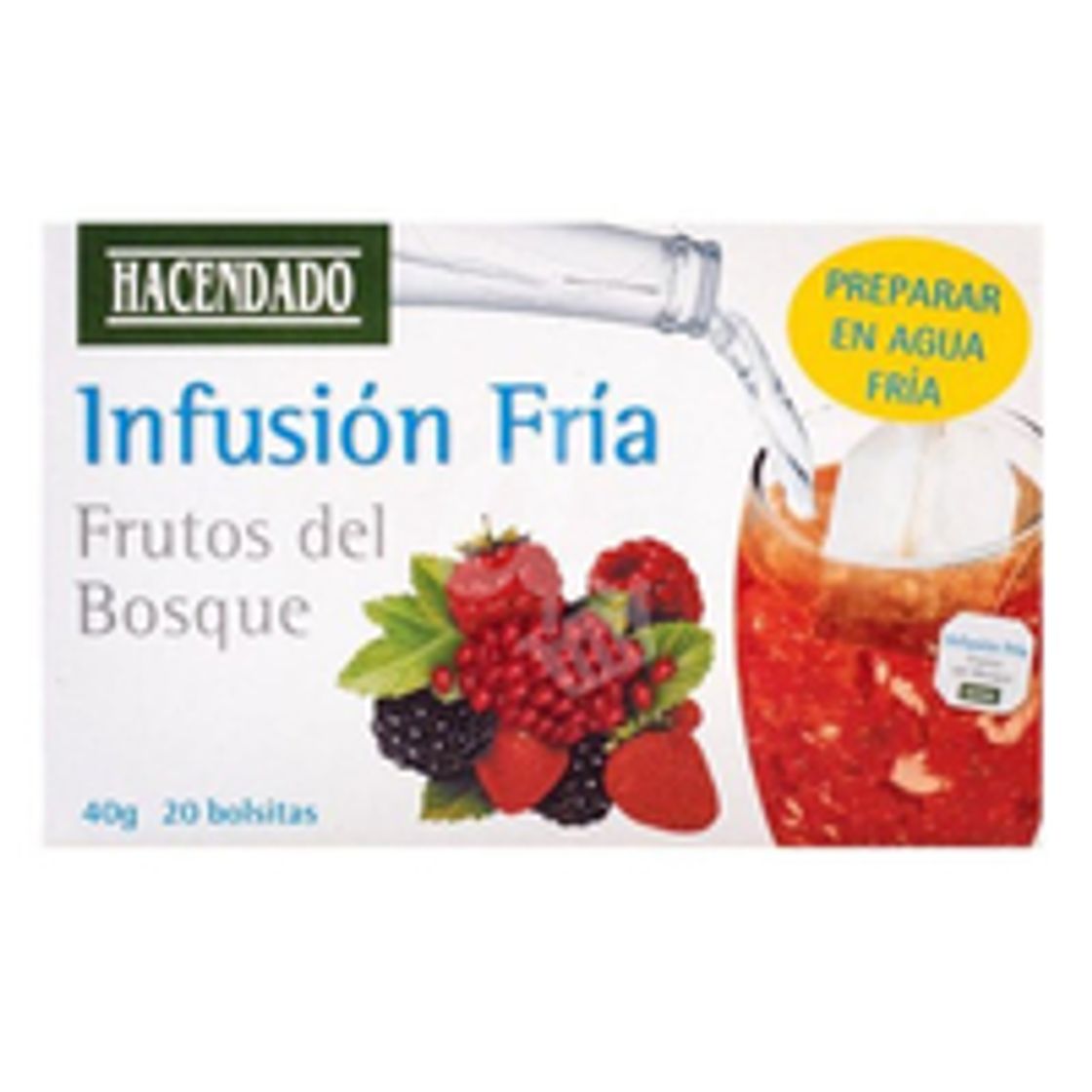 Moda Infusión fría con frutos del bosque, caja 20 bolsitas - 40gr