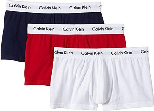 Calvin Klein 3p Low Rise Trunk Bóxer, Multicolor