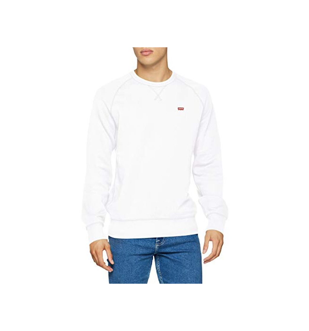 Social Levi's Original Hm Icon Crew Sudadera, Blanco (White