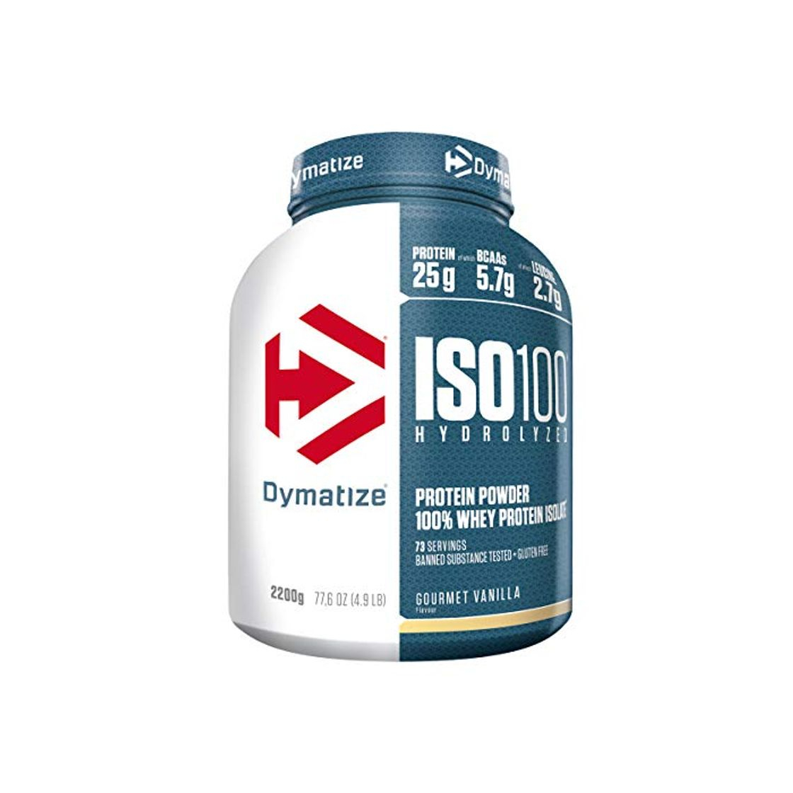 Social Dymatize ISO 100 Gourmet Vanilla 2,2kg - Hidrolizado de Proteína de Suero