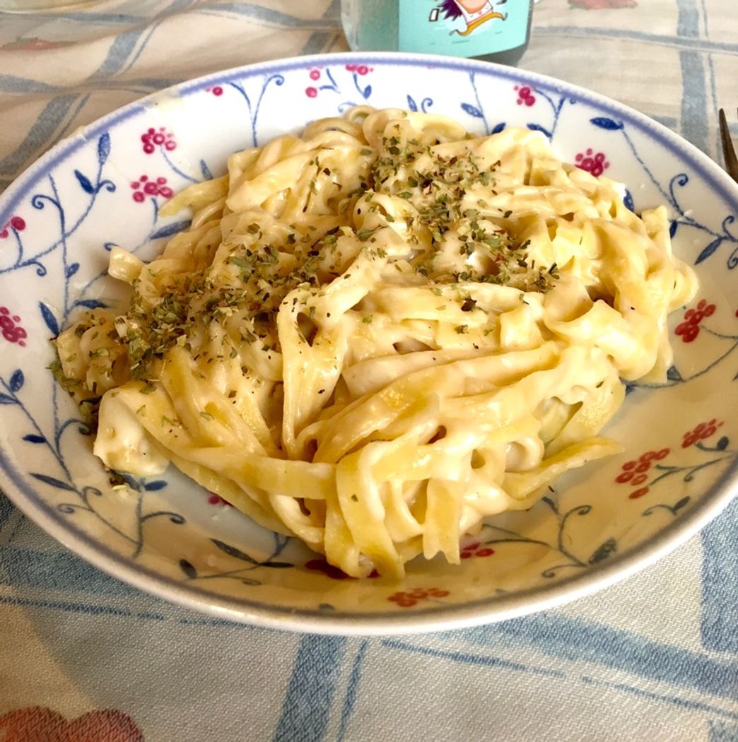 Fashion Pasta con crema de queso 