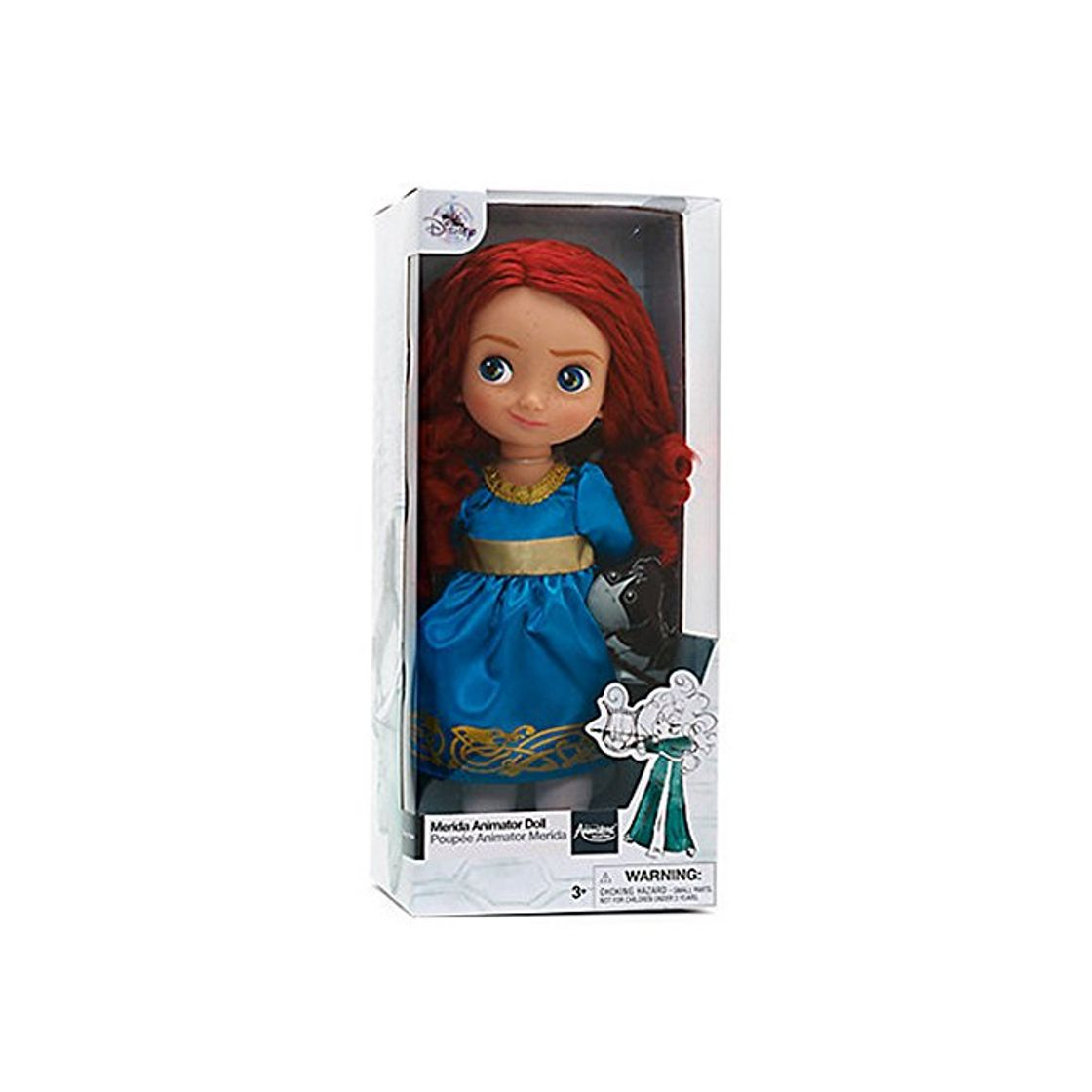 Productos Disney Oficial Mérida Brave 38cm animador del niño muñeca con accesorios Angus