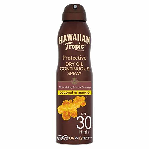 Belleza Hawaiian Tropic Protective Bruma Aceite Seco - Aceite en Seco bronceador formato