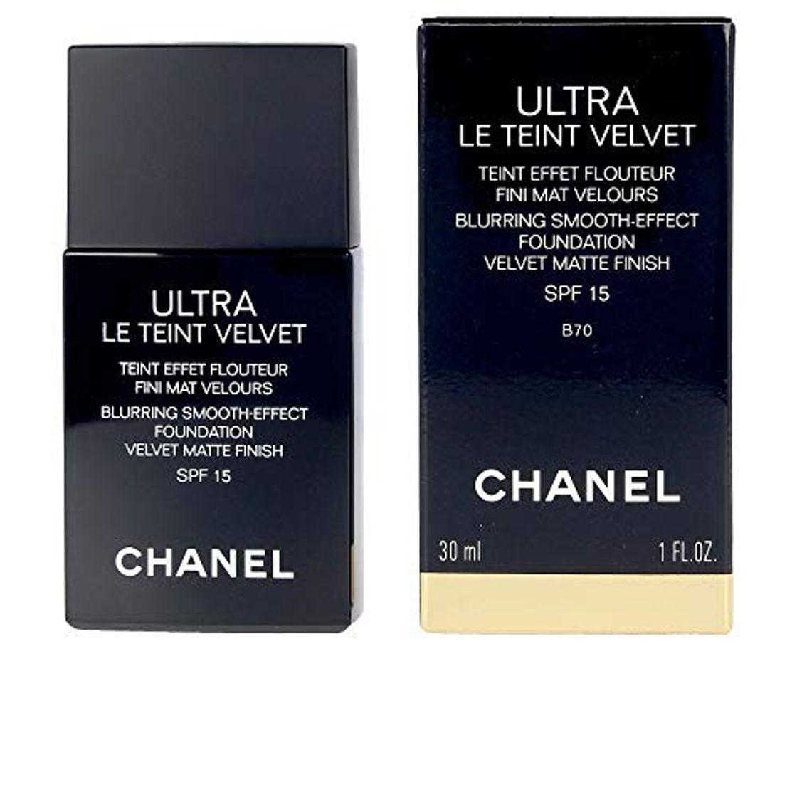 Social Chanel Ultra Le Teint Velvet SPF15 Base de Maquillaje #B70 200 g