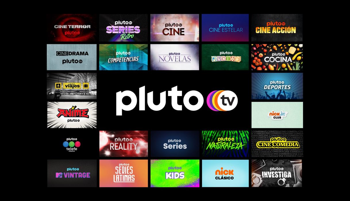 Aplicaciones Pluto TV 