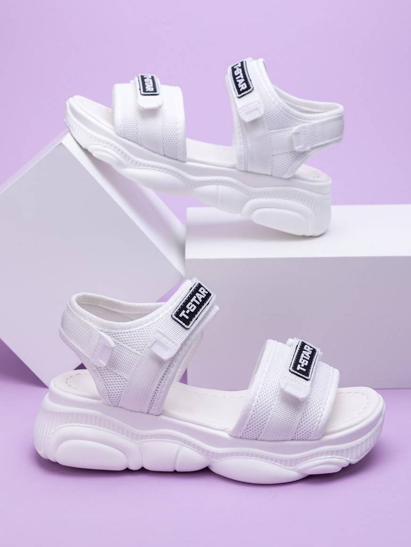 Moda Sandalias con tira de velcro