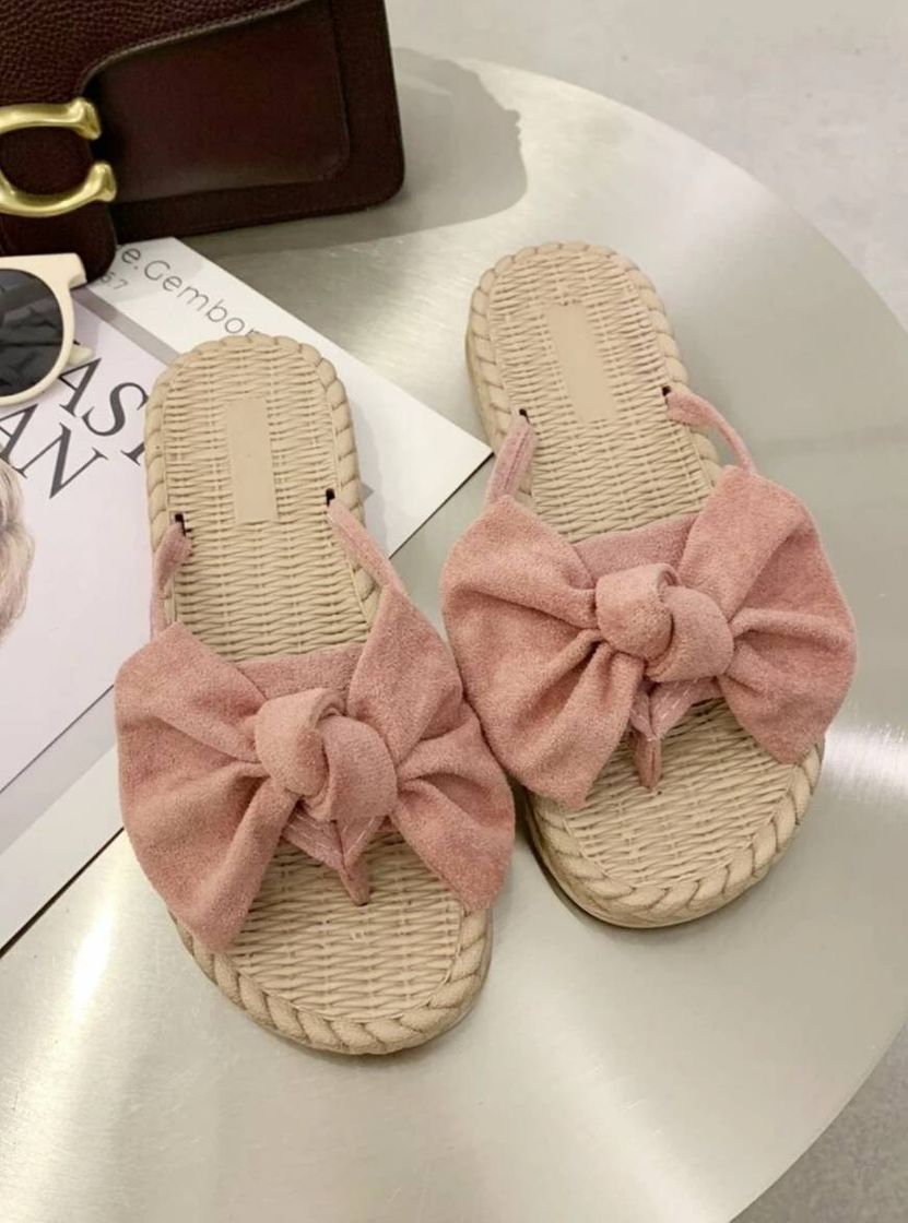 Moda Sandalias con diseño de lazo