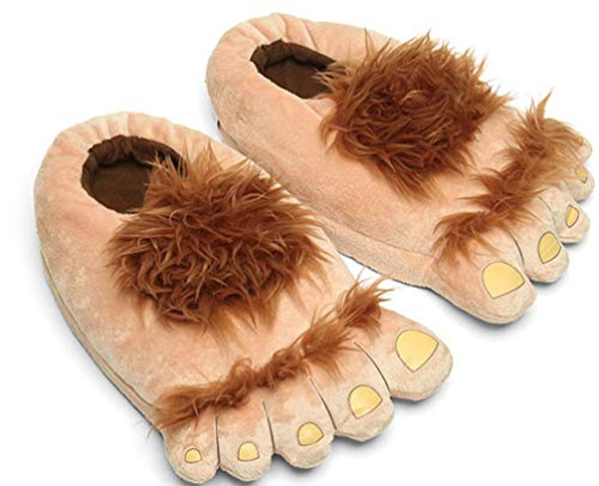 Social Zapatillas de Pieles Bigfoot Furry Monster para Hombre