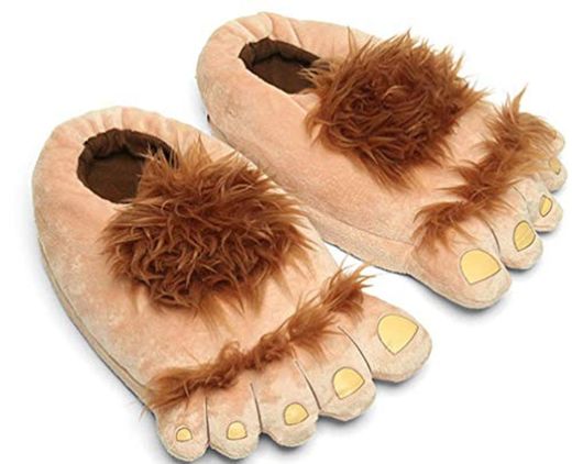 Zapatillas de Pieles Bigfoot Furry Monster para Hombre