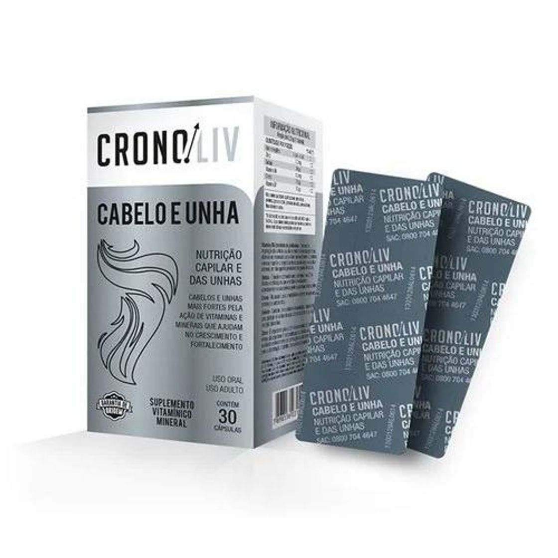 Moda CRONOLIV Suplemento vitamínico para cabelos e unhas