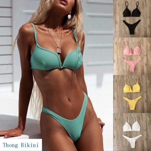 Bikini con tanga 