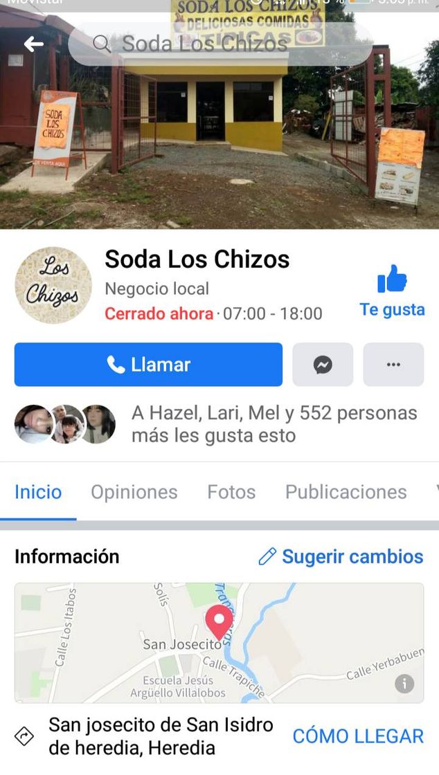 Restaurants Soda Los Chizos