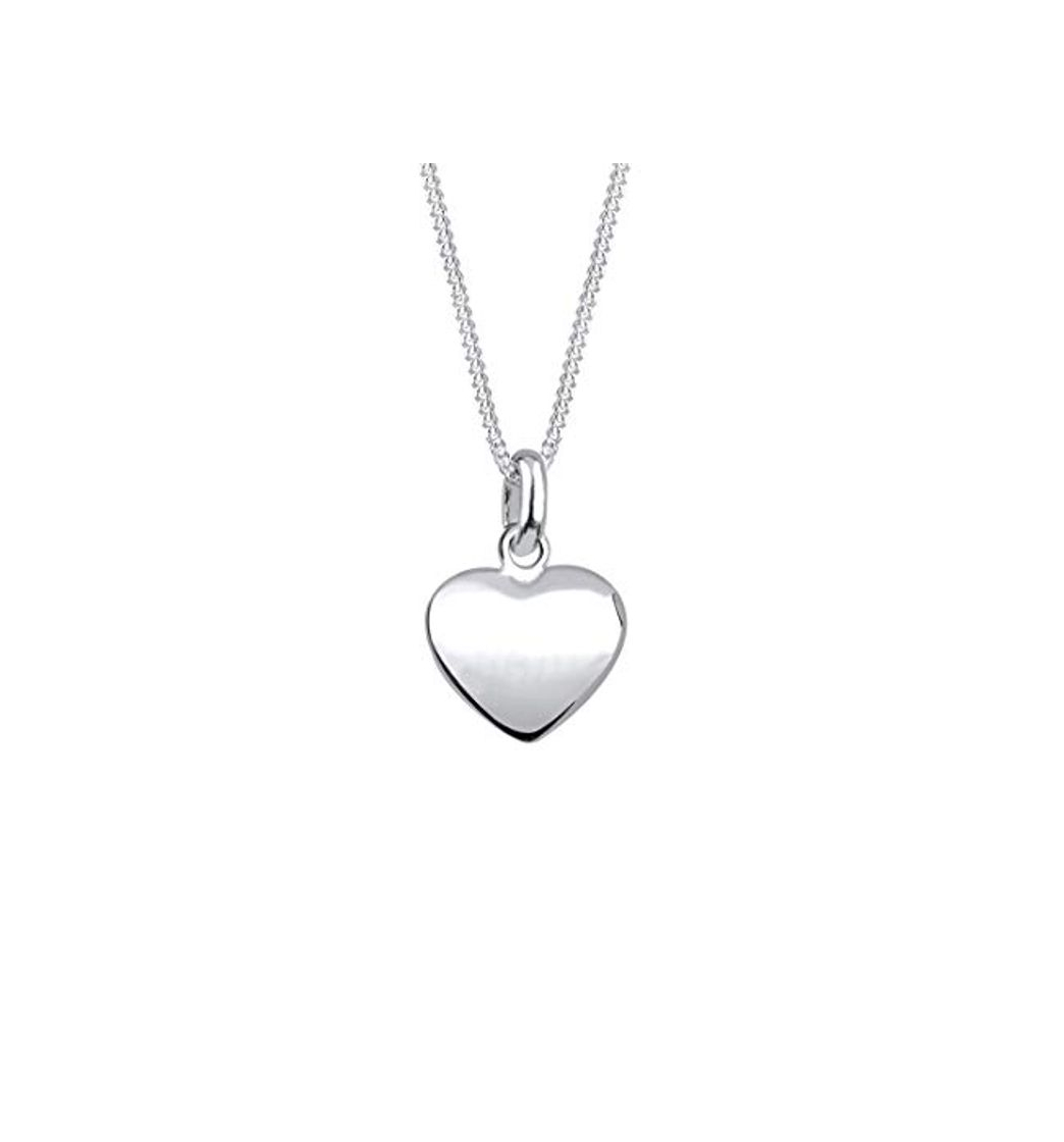 Social Elli Collares Colgante de filigrana de corazón para damas en plata esterlina 925