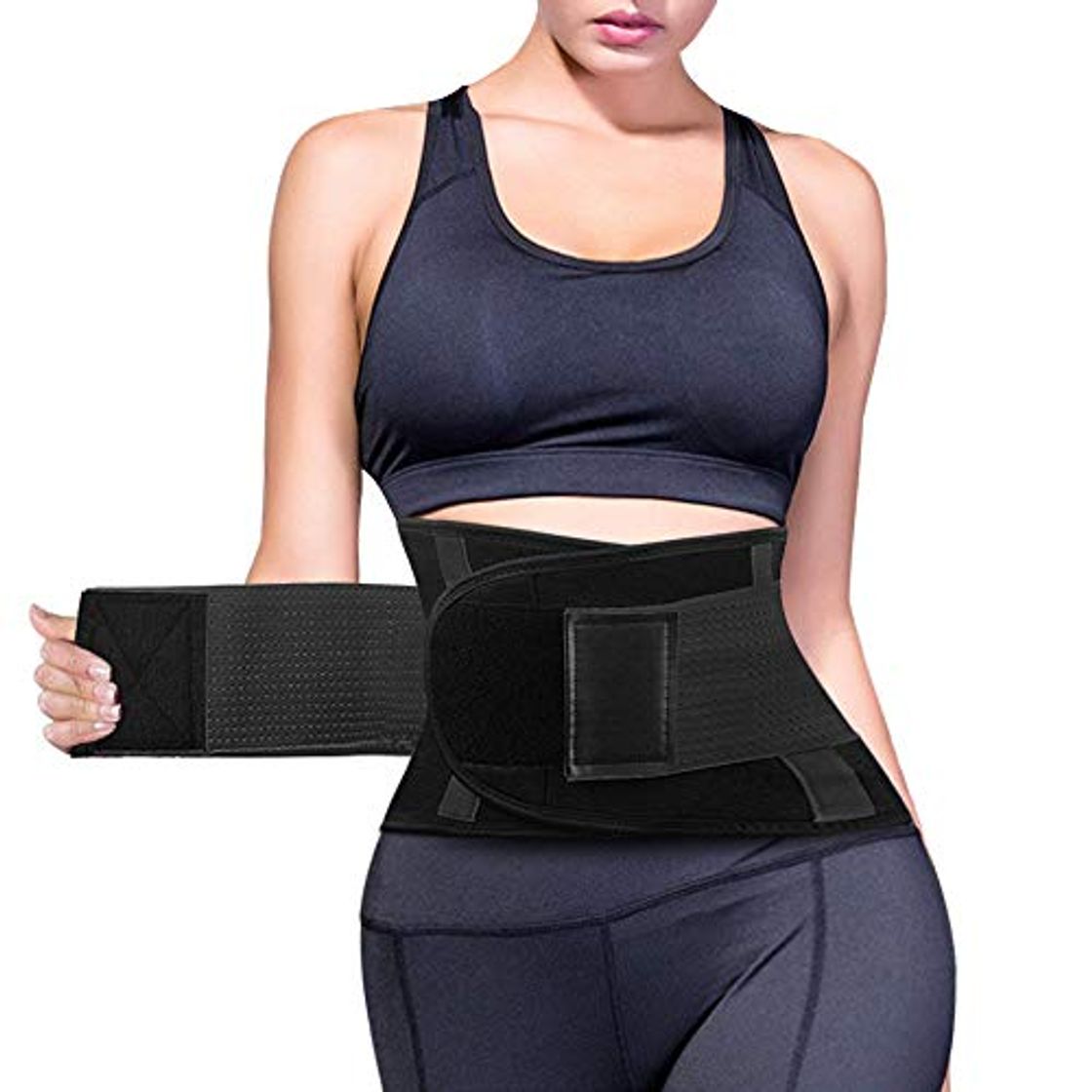 Social BLAZOR Cinturón Abdominal de Sudoración- Faja Sauna Adelgazante/Vientre Plano con Soporte Lumbar