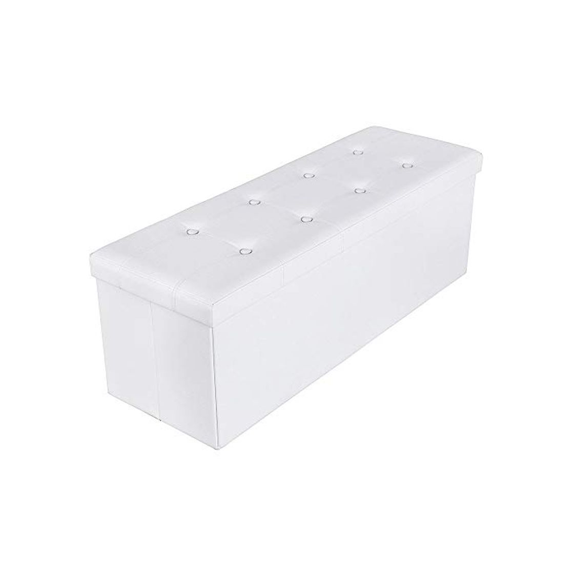 Elemento de la categoría hogar Songmics 110 x 38 x 38 cm Baúl Puff Taburete para almacenaje