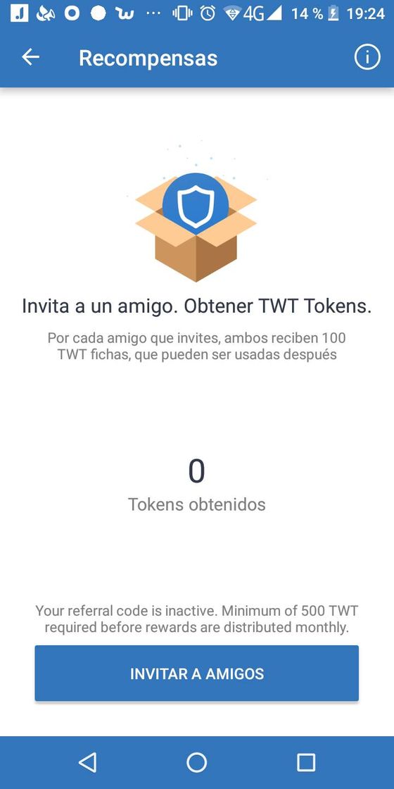 Aplicación Trust Wallet