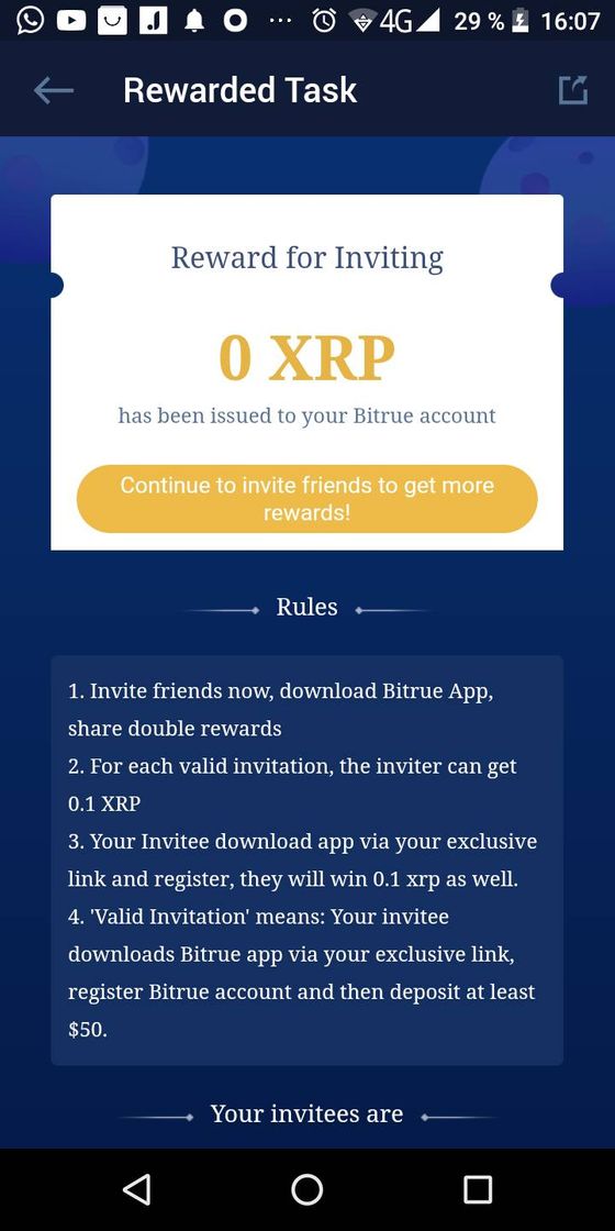 Bitrue, gana compra vende