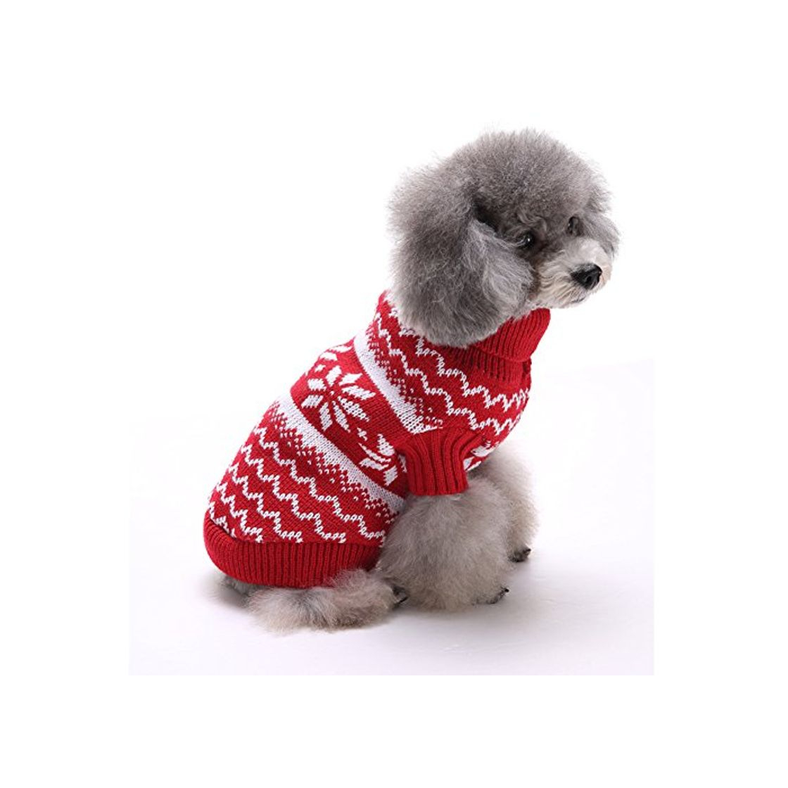 Product Tuopuda Navidad Mascotas suéter Invierno Perro Nieve Lana del Perrito Traje Caliente