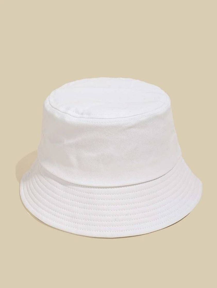 Moda Bucket Hat Branco: R$19,99 (Shein)