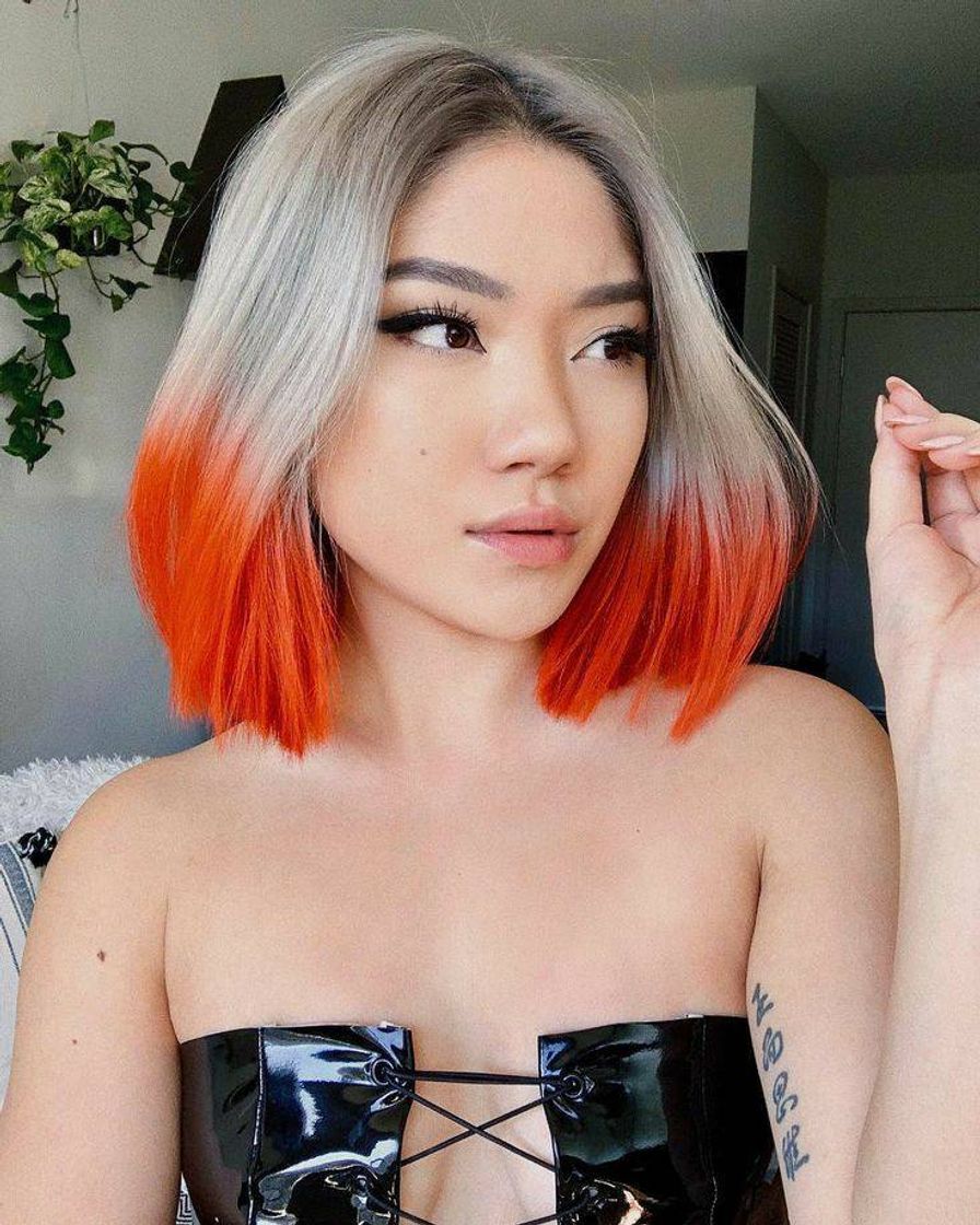 Moda Cabelo "Feminino" colorido 💇‍♀️🧡