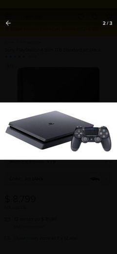 Sony PlayStation 4 Slim 1TB Standard jet black | Mercado Libre