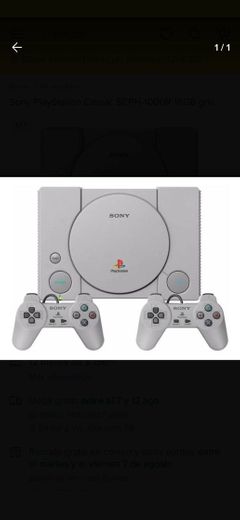 Sony PlayStation Classic SCPH-1000R 16GB gris | Mercado Libre