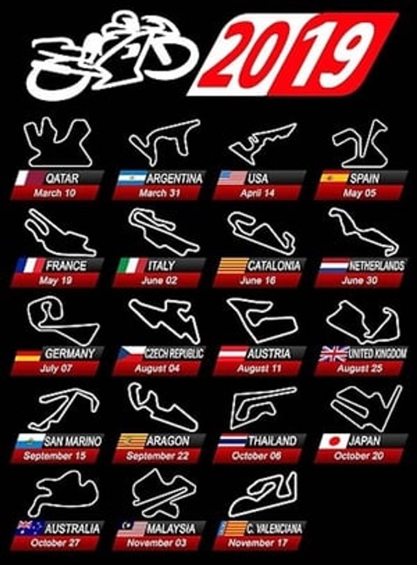 Serie Moto GP Temporada 2019