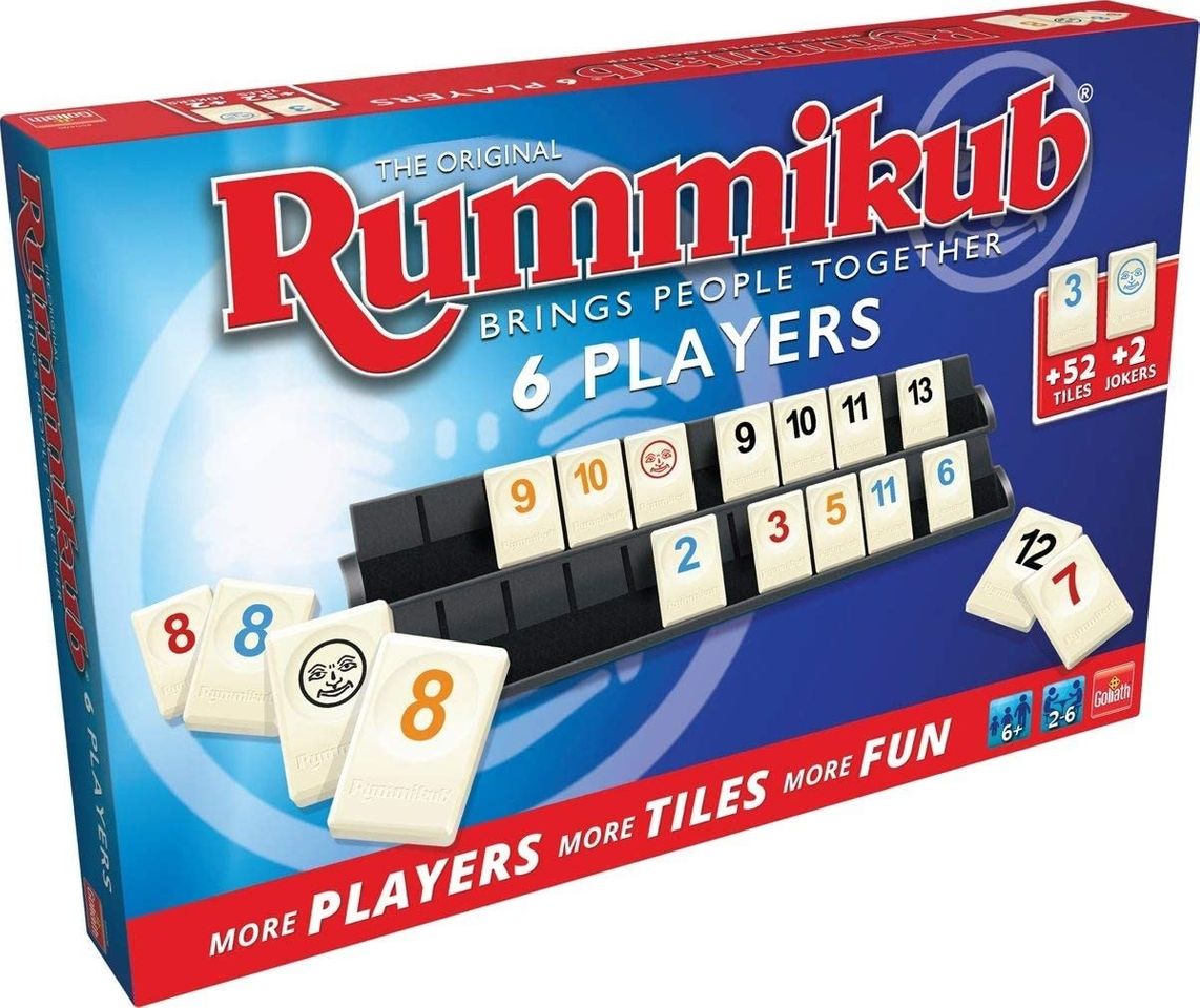 Social Rummikub Original 6 Jugadores, Multicolor