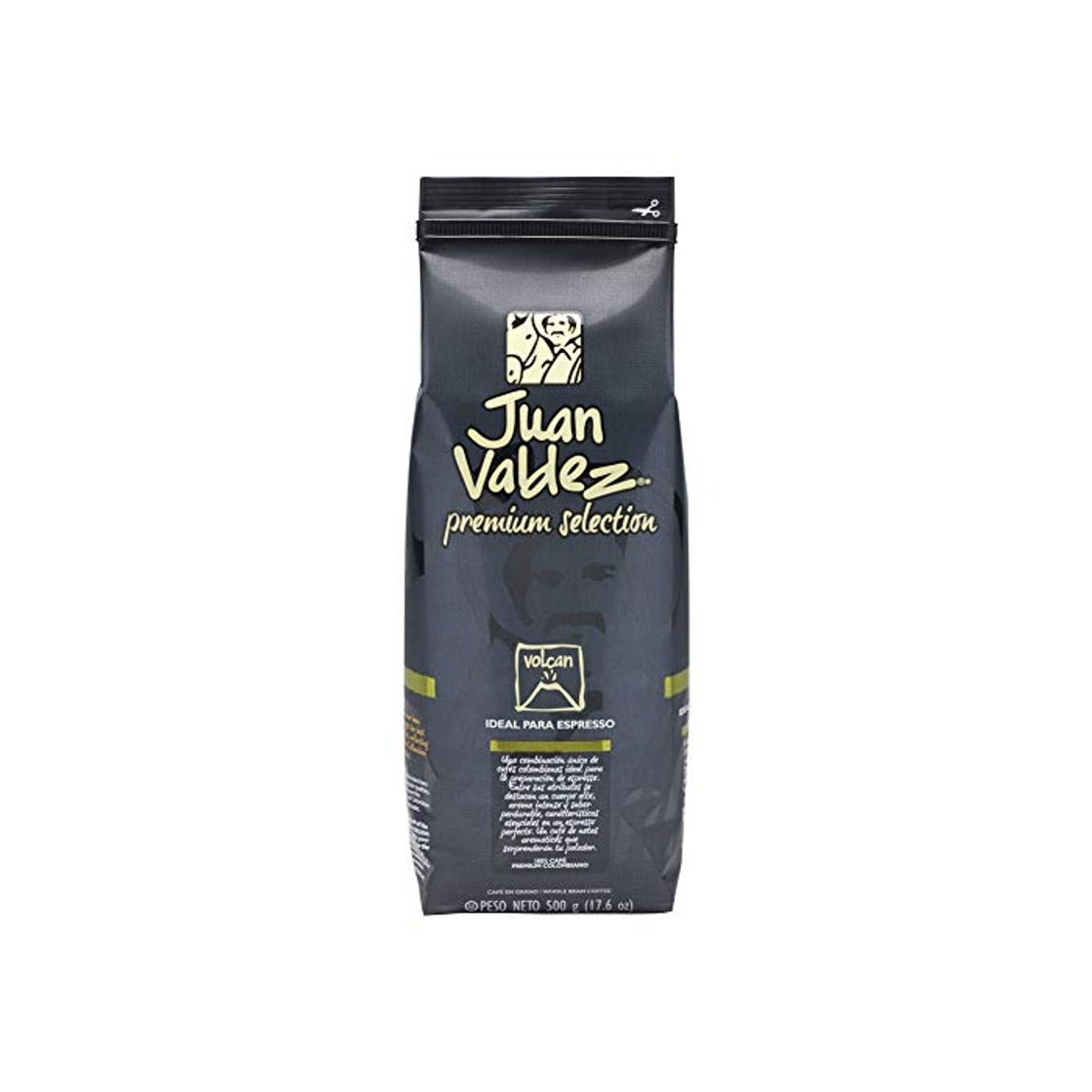 Producto Juan Valdez Premium Volcán Café en Grano