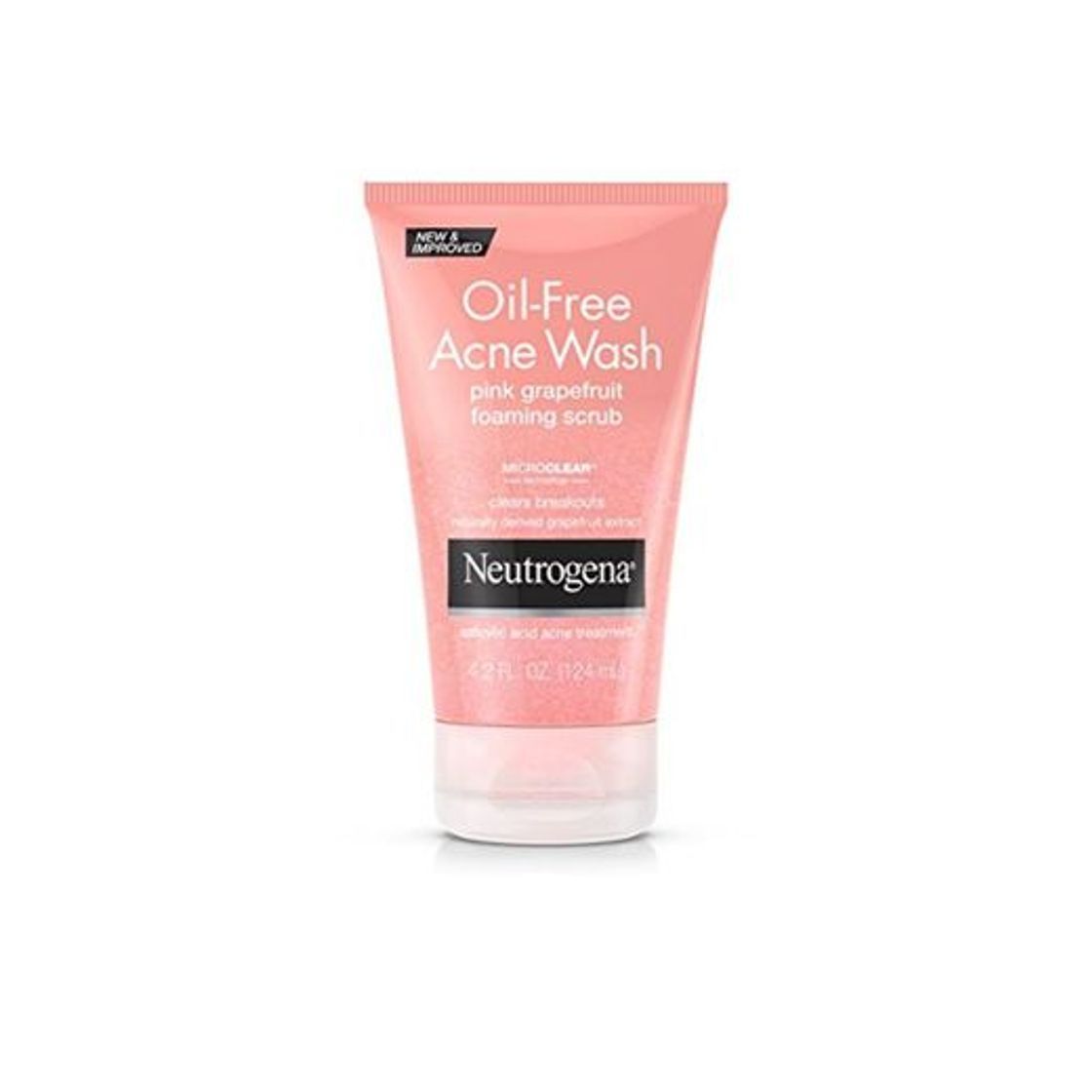 Social Neutrogena Oil-Free Acne Wash Foaming Scrub Pink Grapefruit 124 ml