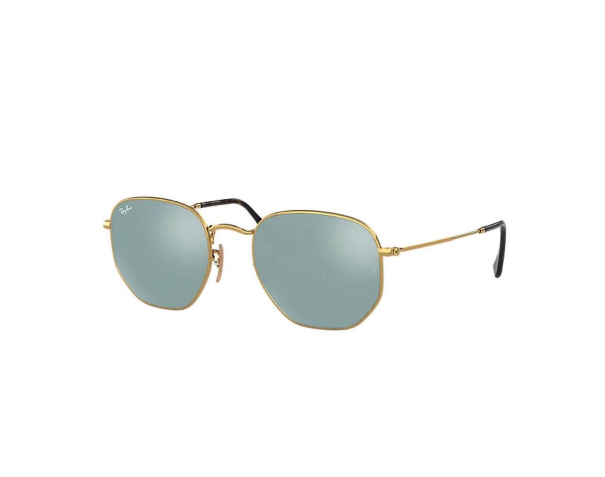 Product Ray-Ban Hexagonal Flat Lenses RB3548N Polished Gold - Metal