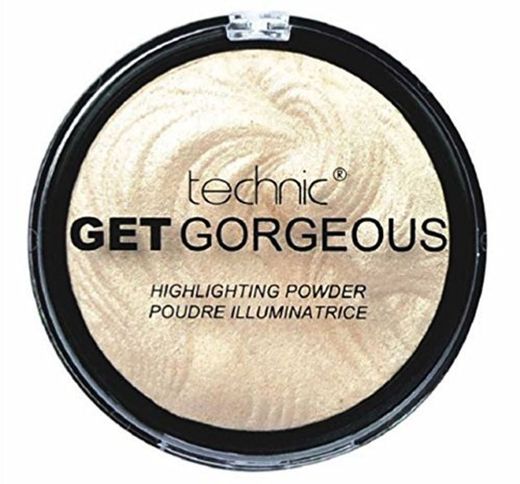 TECHNIC GET GORGEOUS HIGHLIGHTER Shimmer Compact Highlighting Shimmering Powder by Technic