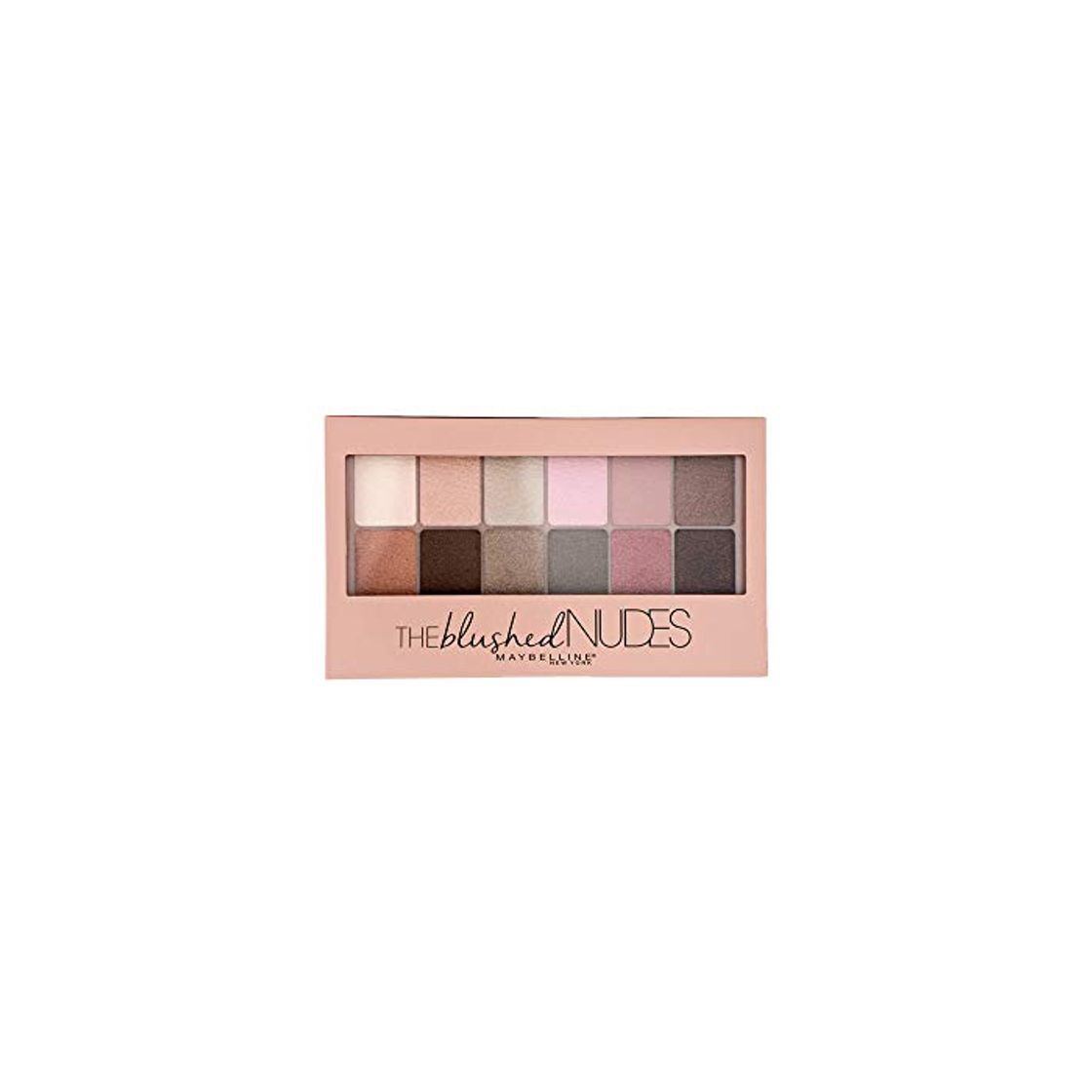 Social Paleta de Sombras de Ojos The Blushed Nudes, de Maybelline
