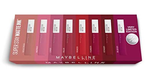 Maybelline New York Cofre Edición Limitada 8 Pintalabios SuperStay Matte Ink