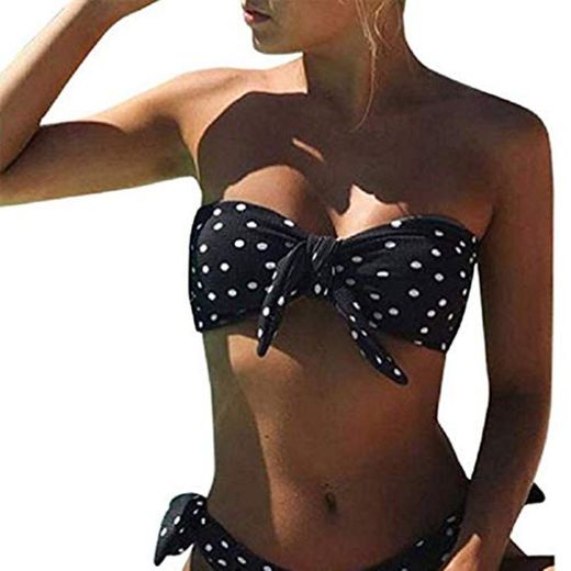 CheChury Bikini Mujer 2020 Dos Piezas Ropa con con Estampado de Lunares