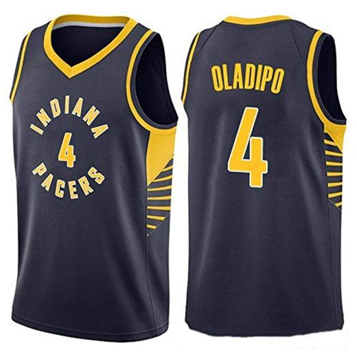 LSJ-ZZ Camiseta de Hombre NBA Victor Oladipo # 4 Indiana Pacers -Tejido