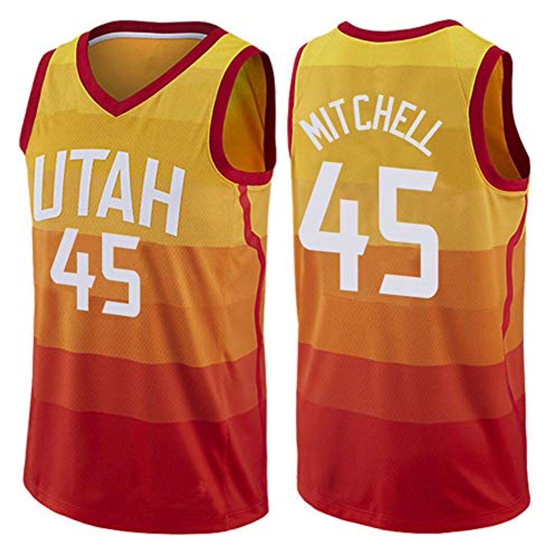 Products LJLis NBA Utah Jazz #45 Donovan Mitchell Ropa Deportiva de Baloncesto para