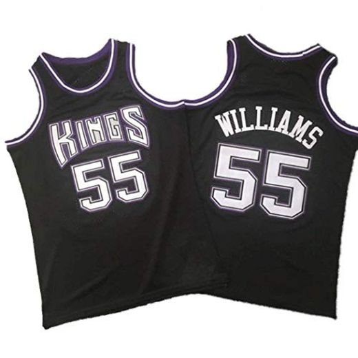 Jason Williams Jersey # 55 de los Hombres de Baloncesto, Chocolate Blanco