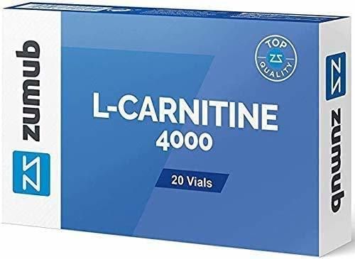 L-Carnitine 4000 Zumub 20x10ml Viales para Pérdida de peso sabor a piña