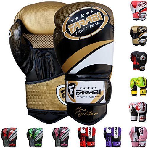 Farabi Vento Boxing Gloves-Golden
