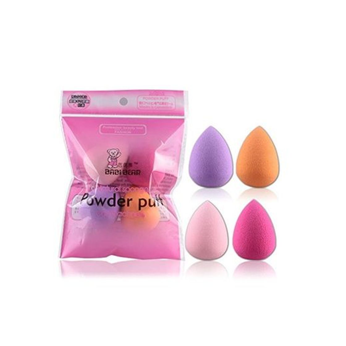Social topbeauty maange Pro belleza Flawless Maquillaje Esponja Blender Fundación Puff Multi Forma
