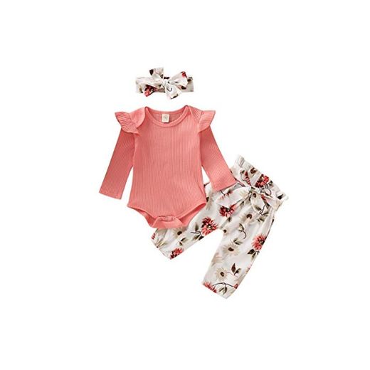 Xuefoo - Conjunto de ropa infantil de manga larga para bebé o