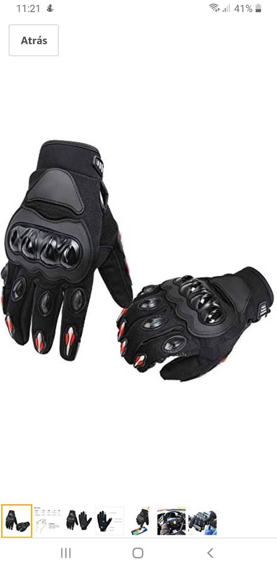 Fashion Guantes para carreras en moto