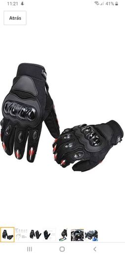 Guantes para carreras en moto