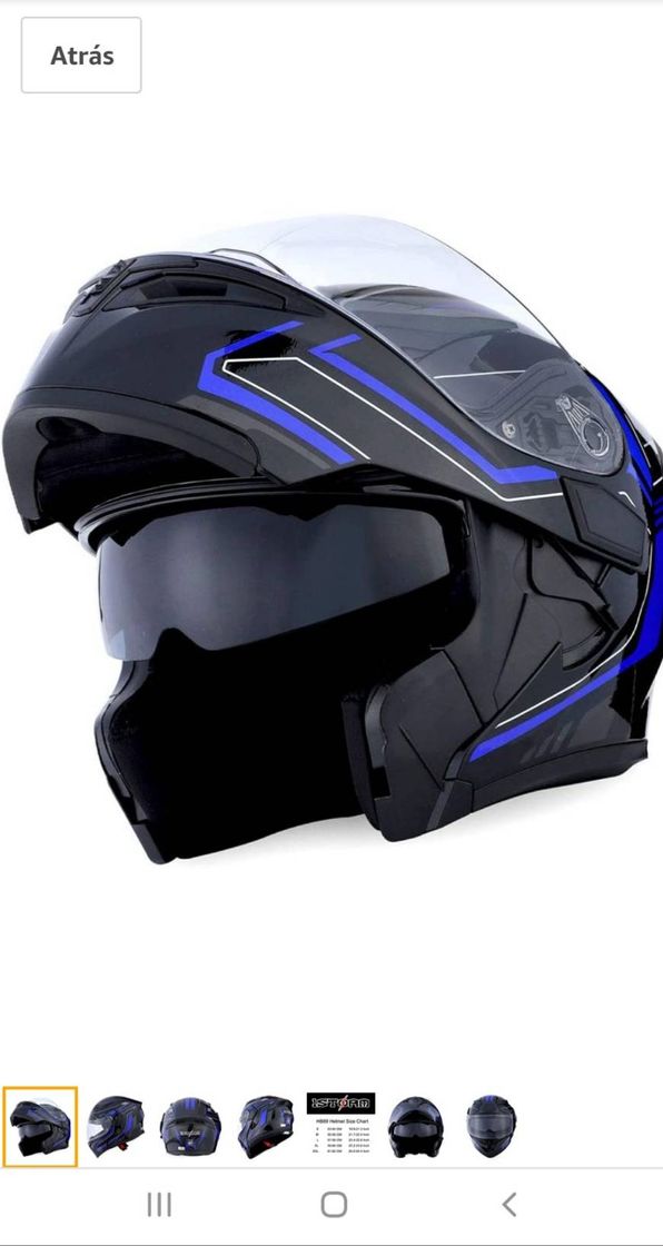 Fashion Casco modular de cara completa